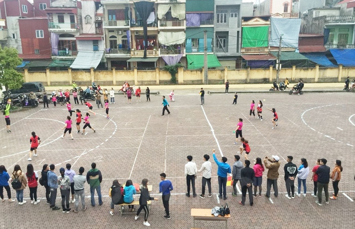 Trường Cao đẳng Dược Trung ương - Hải Dương tổ chức giải bóng ném nữ